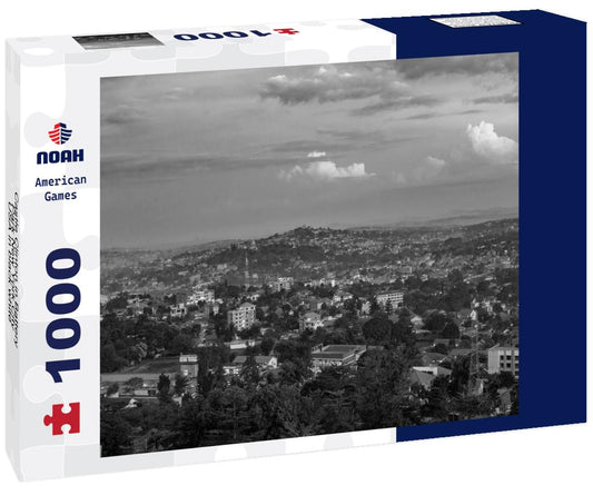 Noah Jigsaw Puzzle Castle Clinton in Battery Park New York City,USA in black white 1000 pieces