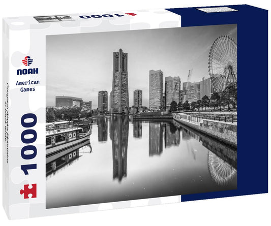 Noah Jigsaw Puzzle Chugach Alaska Mountains in black white 1000 pieces