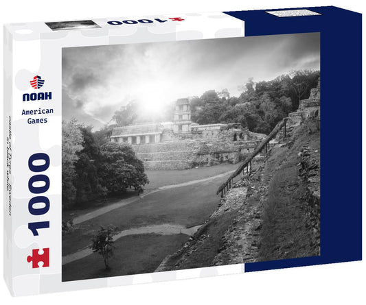 Noah Jigsaw Puzzle castle of Tyresö Sweden in black white 1000 pieces