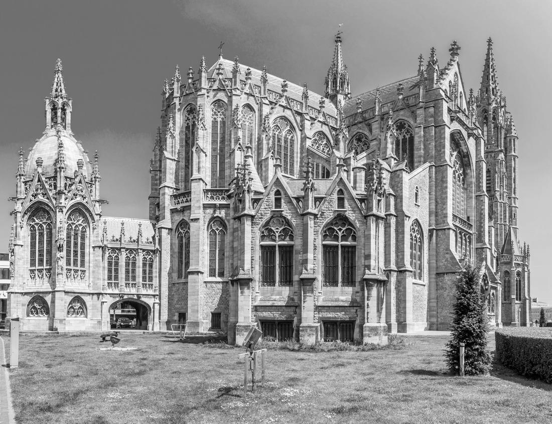 Noah Jigsaw Puzzle Atlanta, Georgia, USA downtown skyline at dawn in black white 1000 pieces