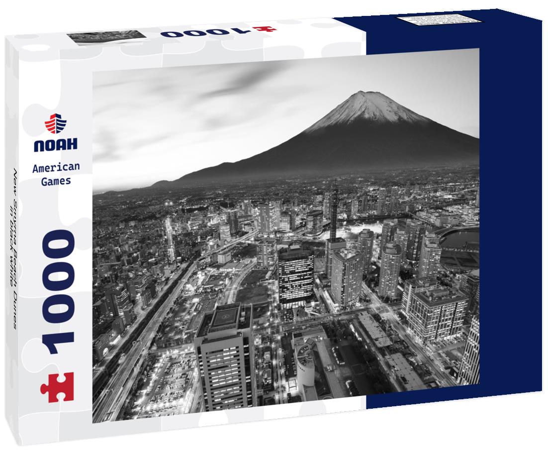 Noah Jigsaw Puzzle New Smyrna Beach Dunes in black white 1000 pieces