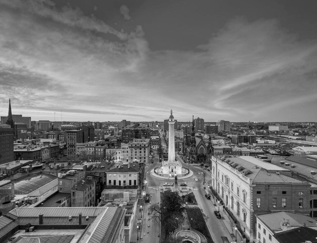 Noah Jigsaw Puzzle City skyline of New Haven, Connecticut in black white 1000 pieces