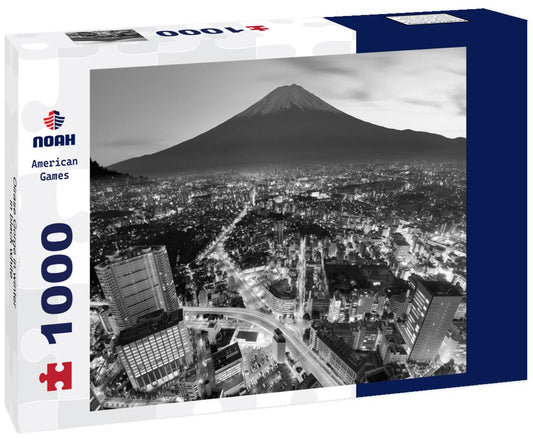 Noah Jigsaw Puzzle Oirase Gorge in winter in black white 1000 pieces