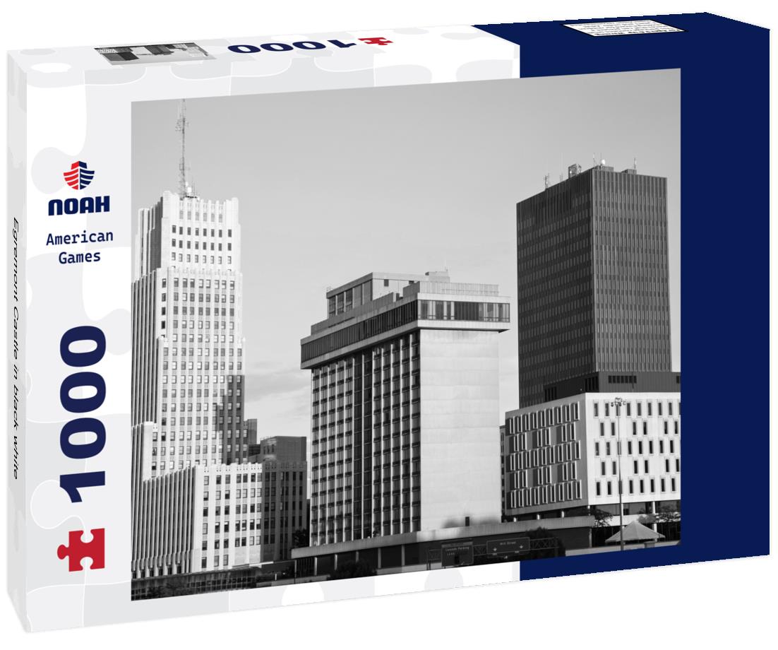 Noah Jigsaw Puzzle Egremont Castle in black white 1000 pieces