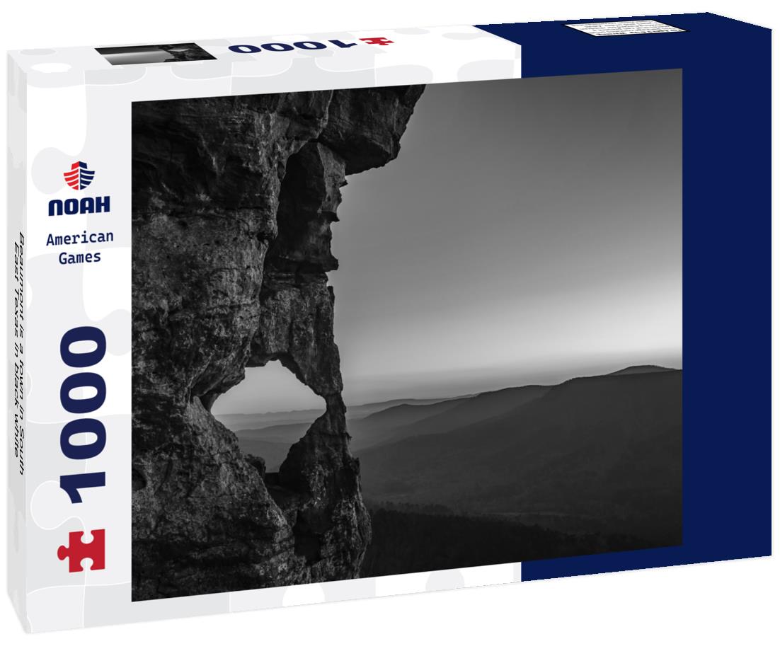 Noah Jigsaw Puzzle Beaumont is a town in South East Texas in black white 1000 pieces