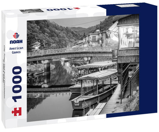 Noah Jigsaw Puzzle City Town Hall from Forchheim in black white 1000 pieces