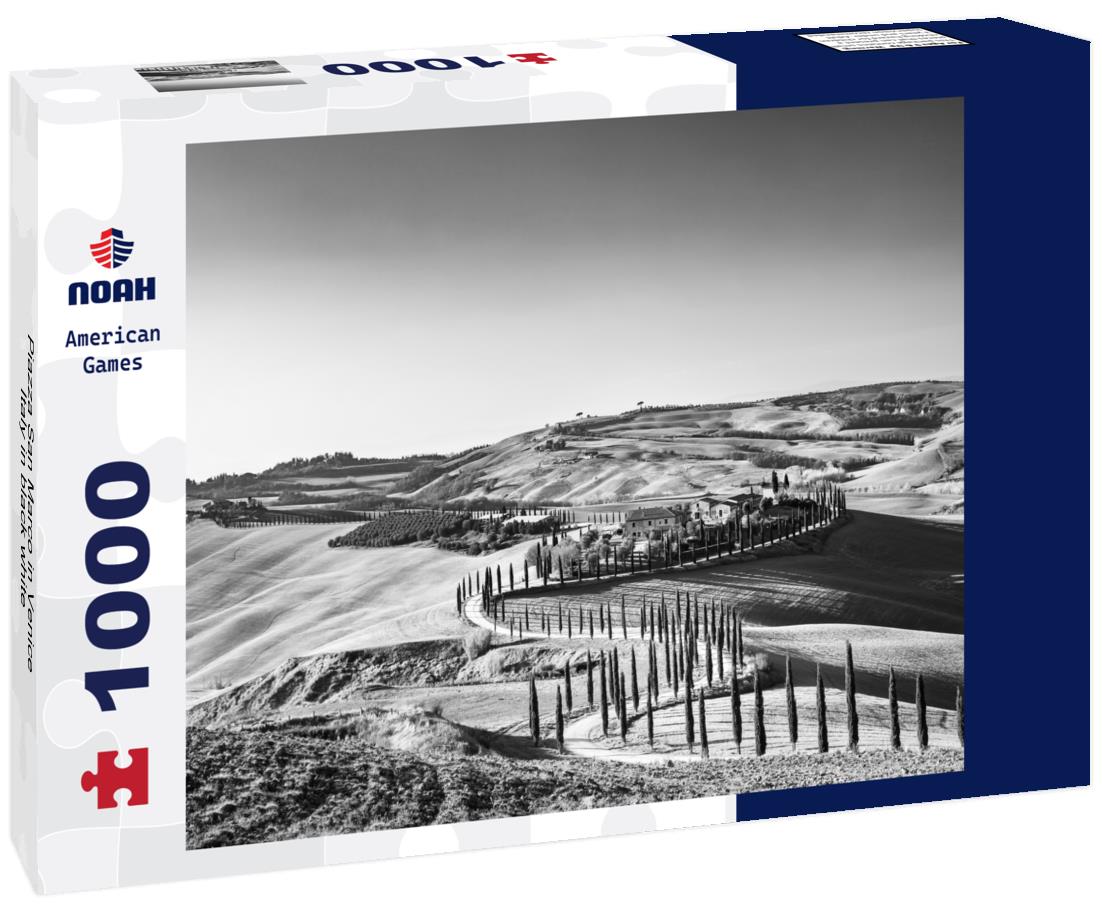 Noah Jigsaw Puzzle Piazza San Marco in Venice, Italy in black white 1000 pieces