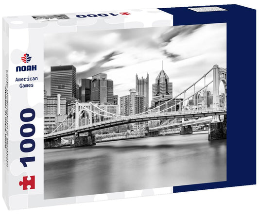 Noah Jigsaw Puzzle Castle Drottningholm in Stockholm, Sweden in black white 1000 pieces