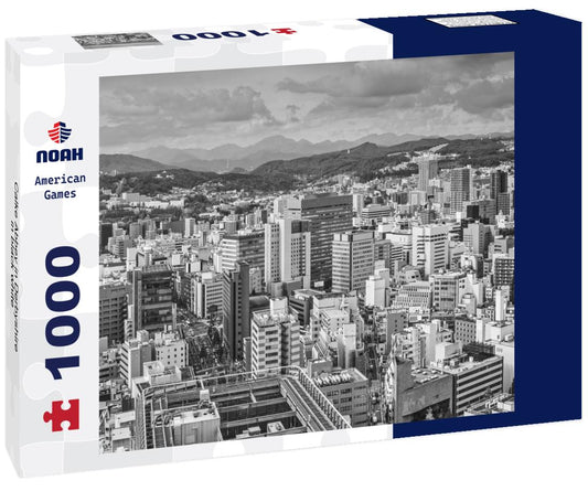 Noah Jigsaw Puzzle Calke Abbey in Derbyshire in black white 1000 pieces