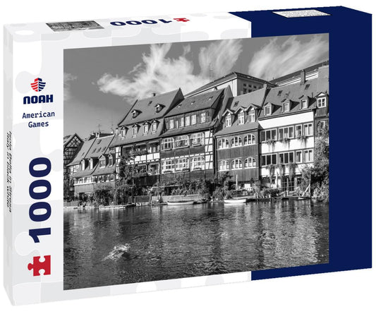 Noah Jigsaw Puzzle Isola Bella in Stresa, Italy in black white 1000 pieces