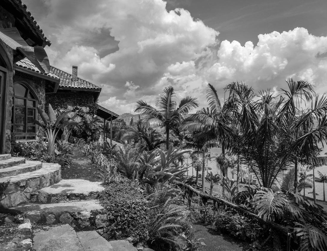 Noah Jigsaw Puzzle Aerial views in Fort Worth Texas in black white 1000 pieces