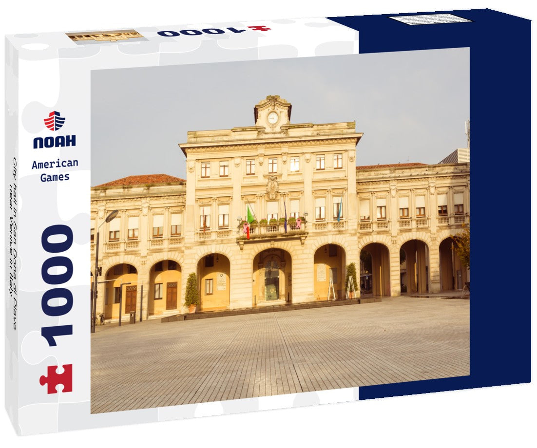 Noah Jigsaw Puzzle City hall in San Dona di Piave near Venice in Italy 1000 pieces