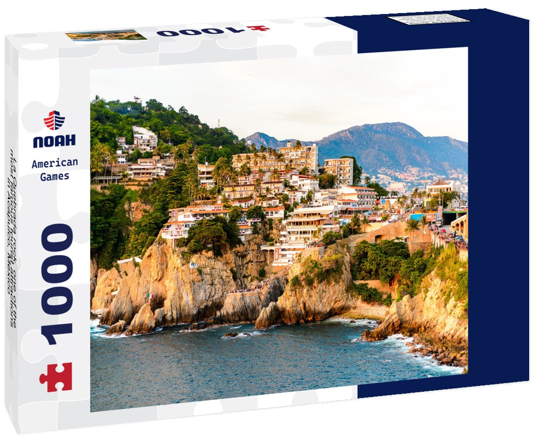 Noah Jigsaw Puzzle La Quebrada rock, one of the most famous tourist attractions in Acapulco, Mexico 1000 pieces