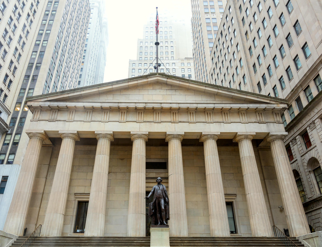 Noah Jigsaw Puzzle Facade of the Federal Hall with Washington Statue on the front, Wall Street, Manhattan, New York City, USA 1000 pieces