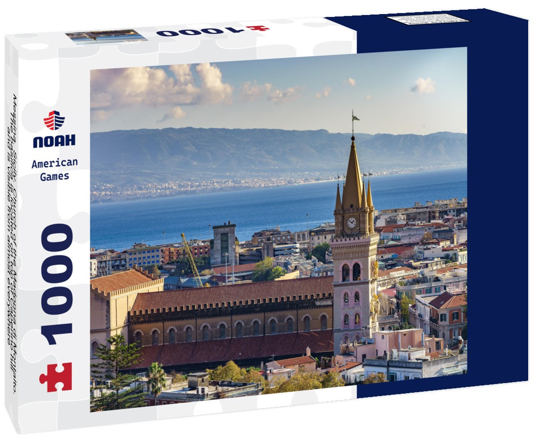 Noah Jigsaw Puzzle Messina. Sicily. Church of the Madonna di Montalto. The basilica is located on top of Caperino hill and is visible from almost everywhere 1000 pieces