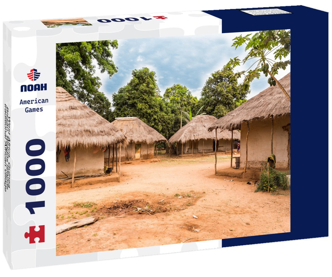 Noah Jigsaw Puzzle West Africa, Guinea-Bissau, Bijagos islands - traditional African village 1000 pieces