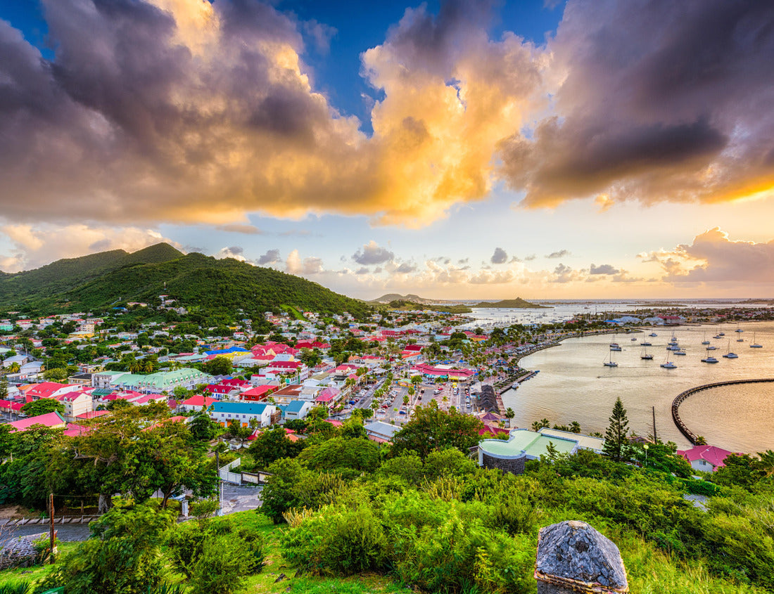 Noah Jigsaw Puzzle Marigot, St. Martin town skyline 1000 pieces