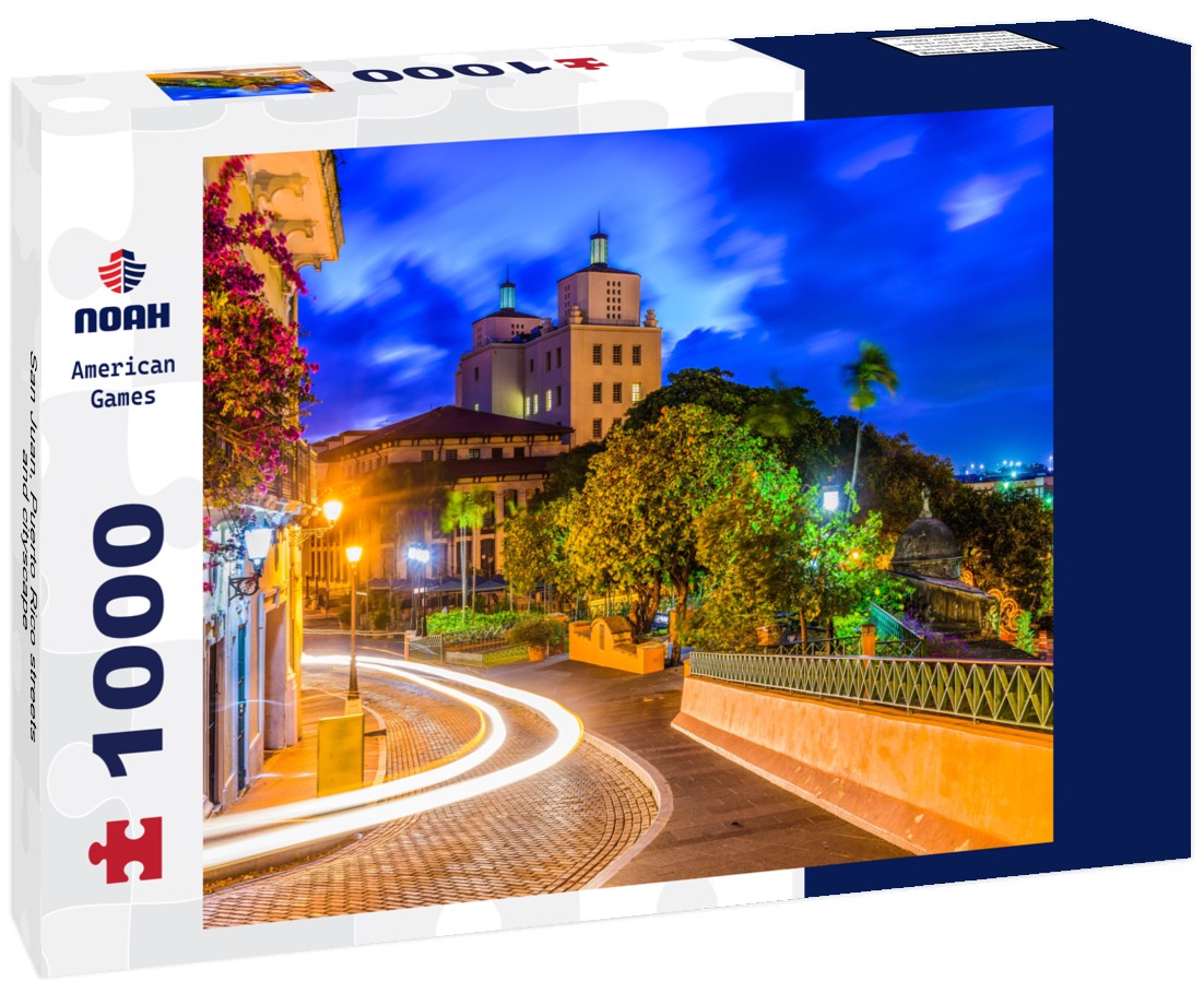 Noah Jigsaw Puzzle San Juan, Puerto Rico streets and cityscape 1000 pieces