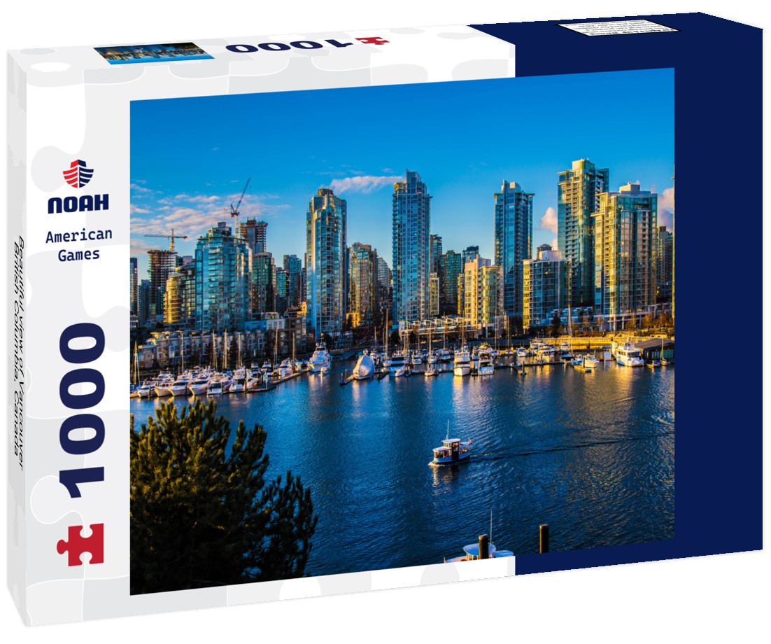 Noah Jigsaw Puzzle Beautiful view of Vancouver, British Columbia, Canada 1000 pieces
