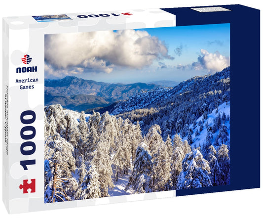 Noah Jigsaw Puzzle Troodos mountain range in winter. Cyprus 1000 pieces