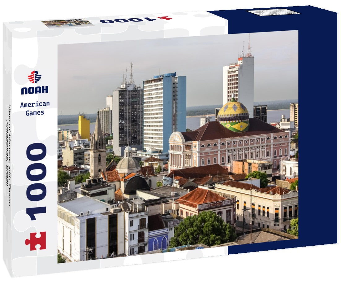 Noah Jigsaw Puzzle View of Manaus with Teatro Amazonas, Brazil 1000 pieces