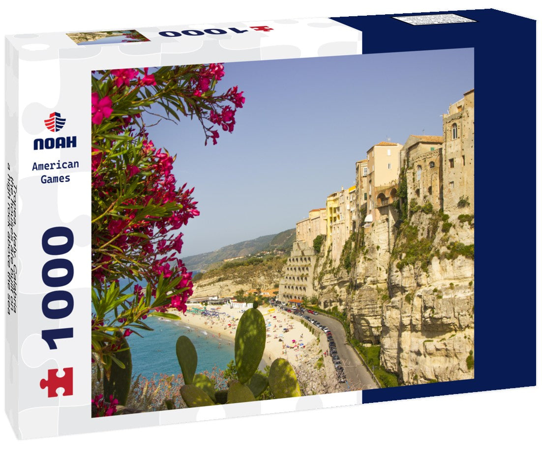 Noah Jigsaw Puzzle Tropea, Italy, Calabria, the houses are built on a high rock above the sea 1000 pieces