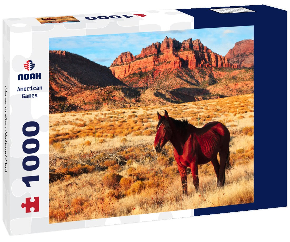 Noah Jigsaw Puzzle Horse in Zion National Park 1000 pieces