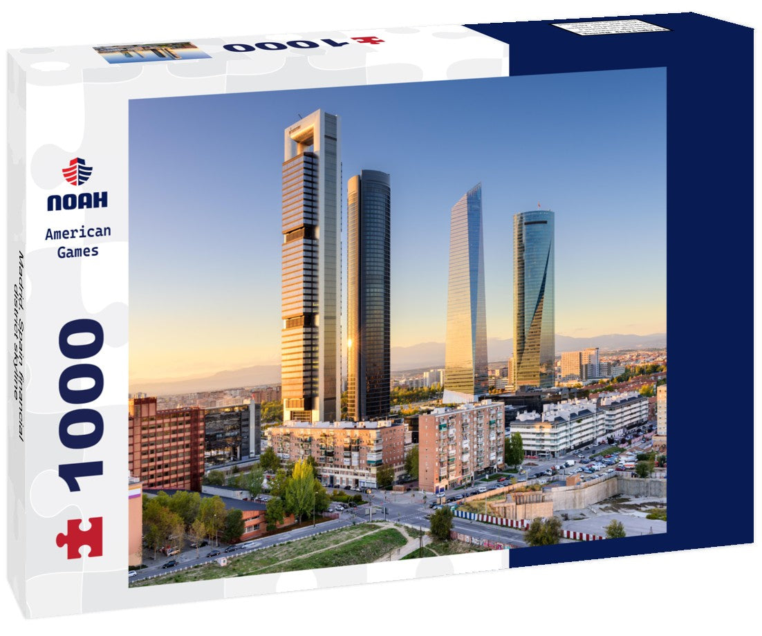 Noah Jigsaw Puzzle Madrid, Spain financial district skyline 1000 pieces