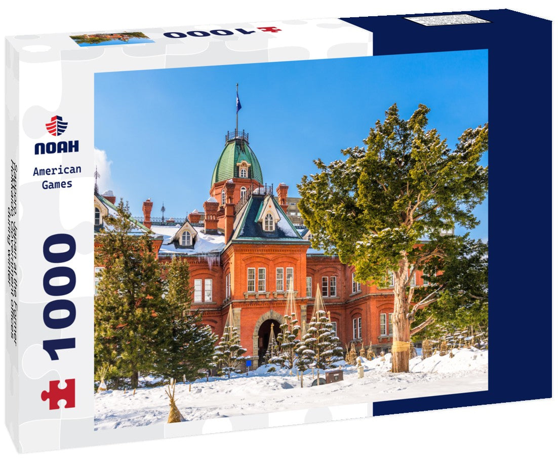 Noah Jigsaw Puzzle Sapporo, Japan at the Former Hokkaido Government offices during winter 1000 pieces