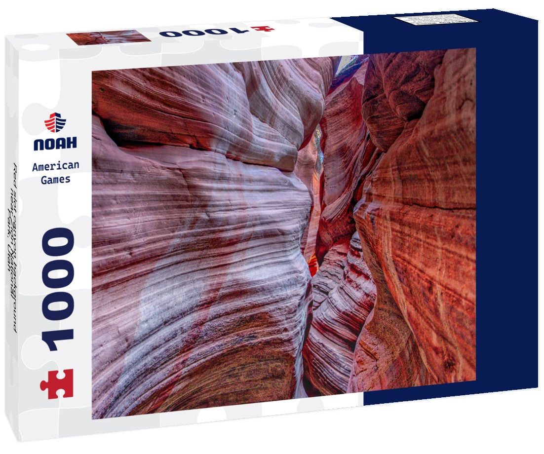 Noah Jigsaw Puzzle Red slot canyon background near Zion National Park, Utah 1000 pieces
