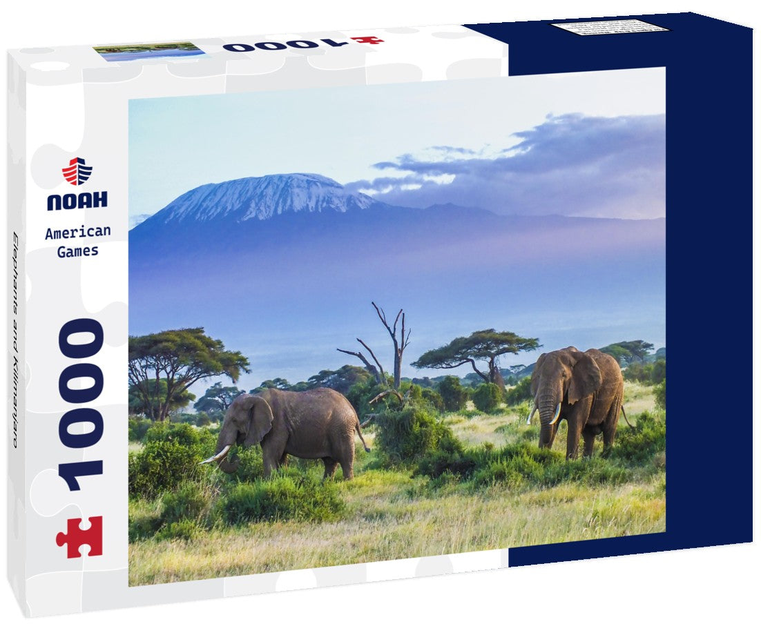 Noah Jigsaw Puzzle Elephants and Kilimanjaro 1000 pieces