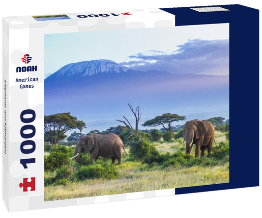 Noah Jigsaw Puzzle Elephants and Kilimanjaro 1000 pieces