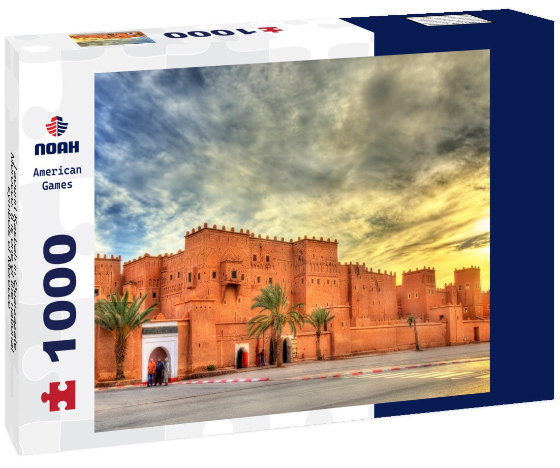 Noah Jigsaw Puzzle Taourirt Kasbah in Ouarzazate, Morocco. It is one of the national symbols of Morocco 1000 pieces