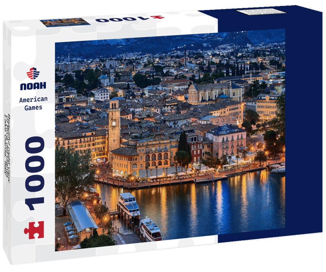 Noah Jigsaw Puzzle Beautiful night view of Riva del Garda, Lake Garda, Italy 1000 pieces
