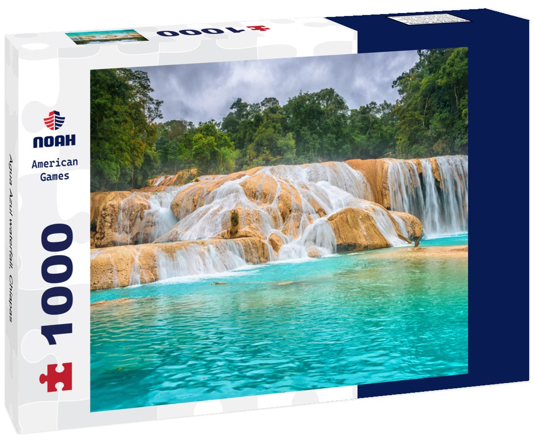 Noah Jigsaw Puzzle Agua Azul waterfall, Chiapas 1000 pieces