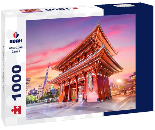 Noah Jigsaw Puzzle Temple gate in Tokyo, Japan 1000 pieces
