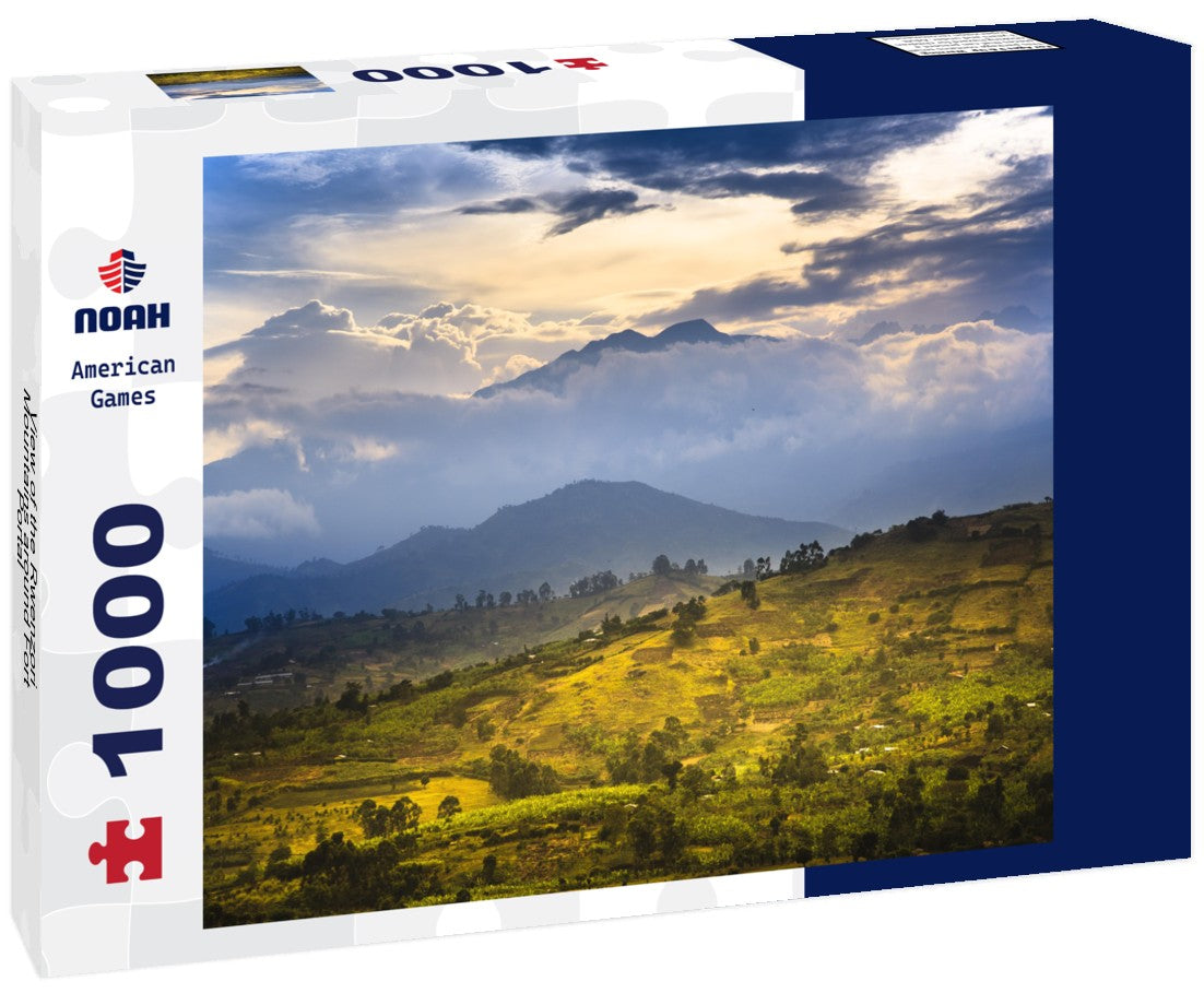 Noah Jigsaw Puzzle View of the Rwenzori Mountains around Fort Portal - Uganda 1000 pieces