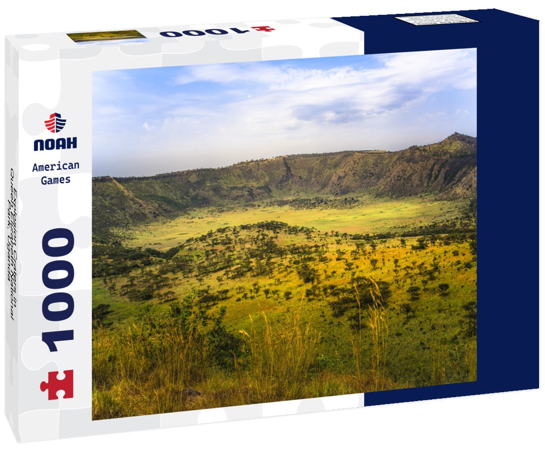 Noah Jigsaw Puzzle Explosion Craters in Queen Elizabeth National Park, Uganda 1000 pieces