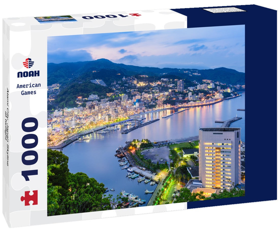 Noah Jigsaw Puzzle Atami City, Japan Skyline at twilight 1000 pieces