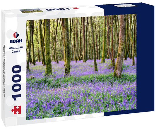 Noah Jigsaw Puzzle Bluebell woods in Camborne in the countryside of Cornwall 1000 pieces