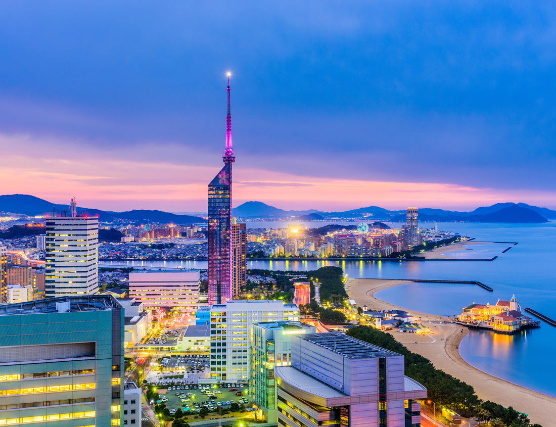 Noah Jigsaw Puzzle Fukuoka, Japan downtown city skyline 1000 pieces