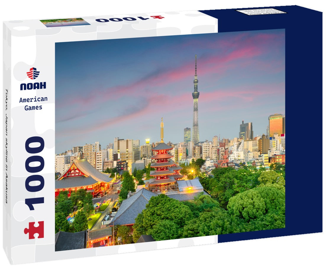 Noah Jigsaw Puzzle Tokyo, Japan skyline in Asakusa 1000 pieces
