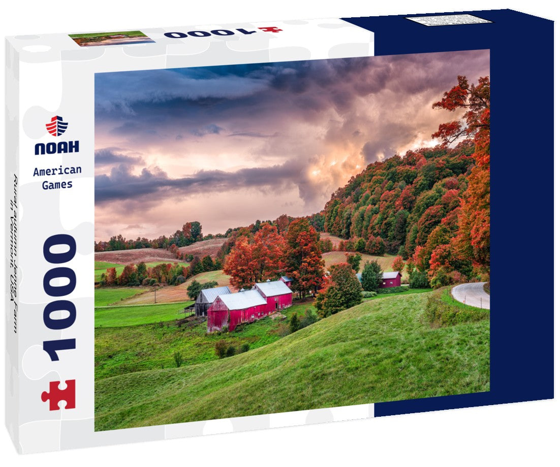 Noah Jigsaw Puzzle Rural autumn Jenne Farm in Vermont, USA 1000 pieces