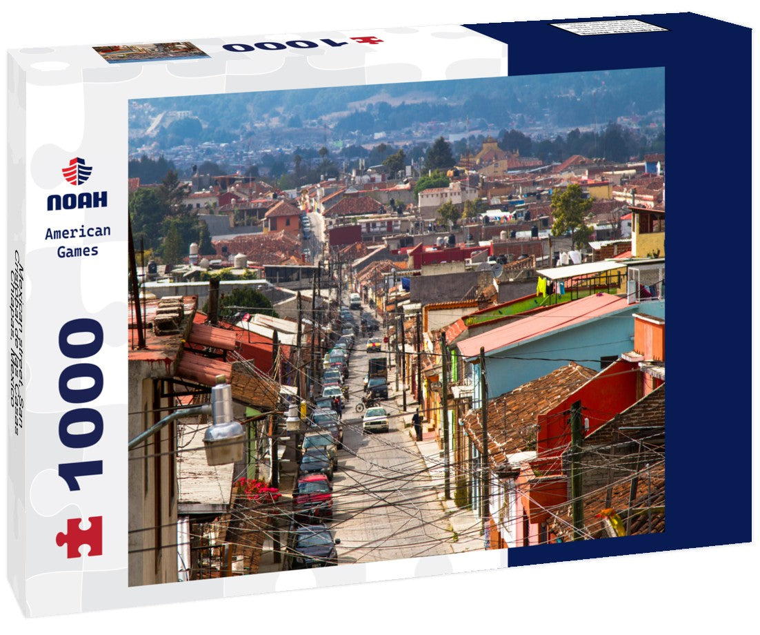Noah Jigsaw Puzzle Mexican street, San Cristóbal de las Casas, Chiapas, Mexico 1000 pieces