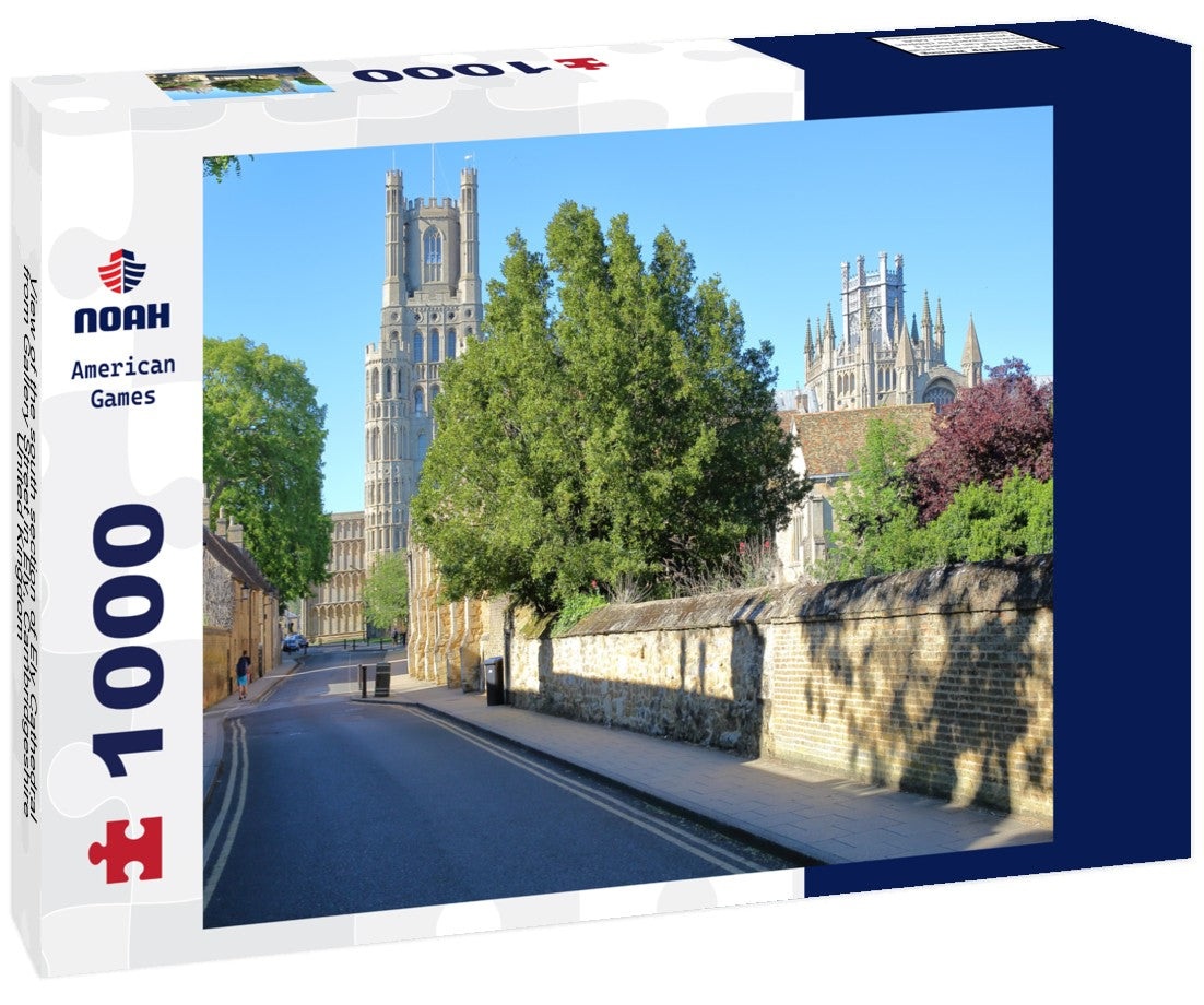 Noah Jigsaw Puzzle View of the south section of Ely Cathedral from Gallery Street in Ely, Cambridgeshire, United Kingdom 1000 pieces