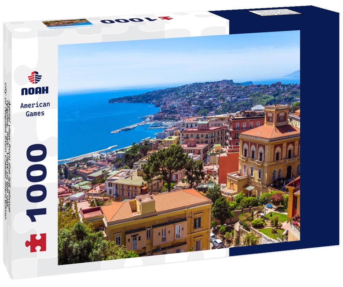 Noah Jigsaw Puzzle Aerial view from the hill above Naples, Italy. View of the old city of Naples from Castel Sant'Elmo. Sunny spring day 1000 pieces