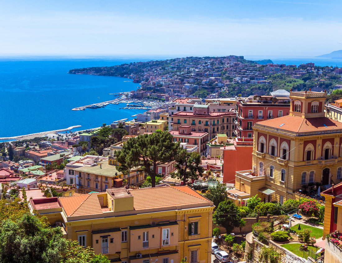 Noah Jigsaw Puzzle Aerial view from the hill above Naples, Italy. View of the old city of Naples from Castel Sant'Elmo. Sunny spring day 1000 pieces