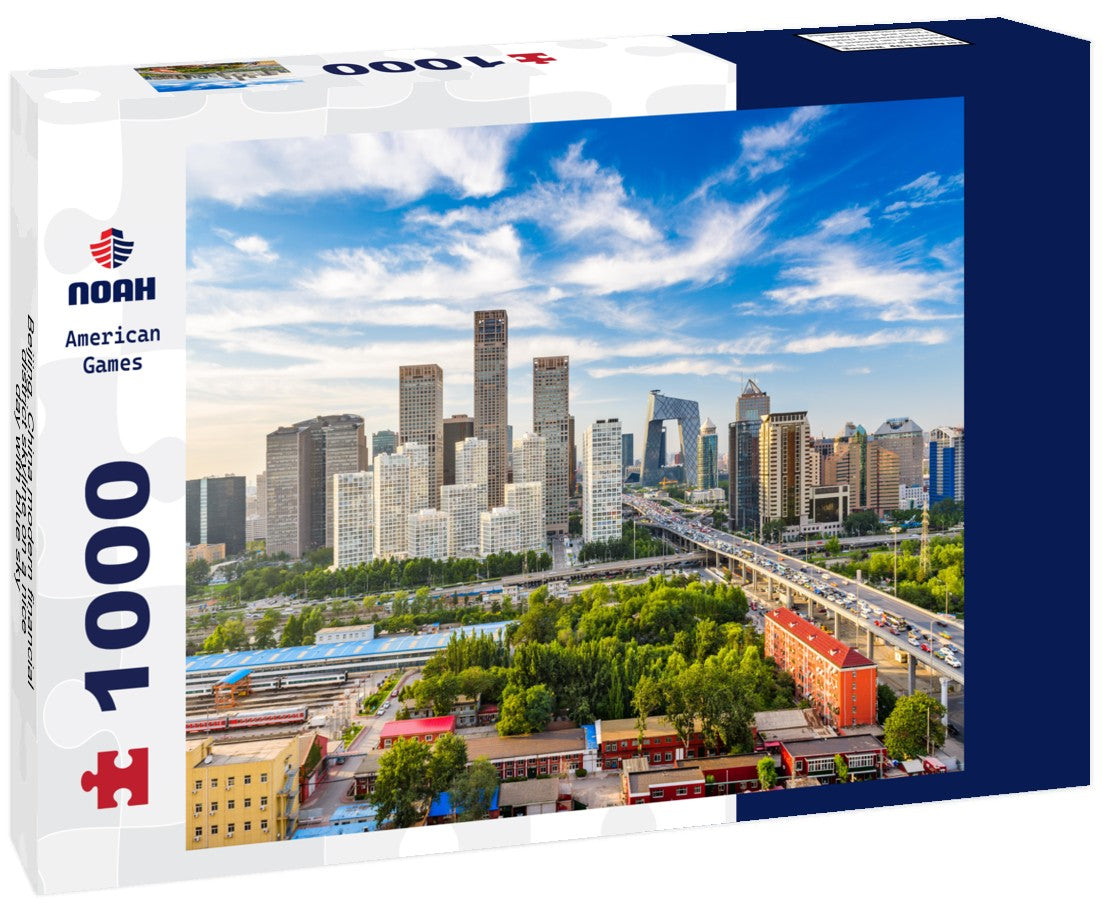 Noah Jigsaw Puzzle Beijing, China modern financial district skyline on a nice day with blue sky 1000 pieces