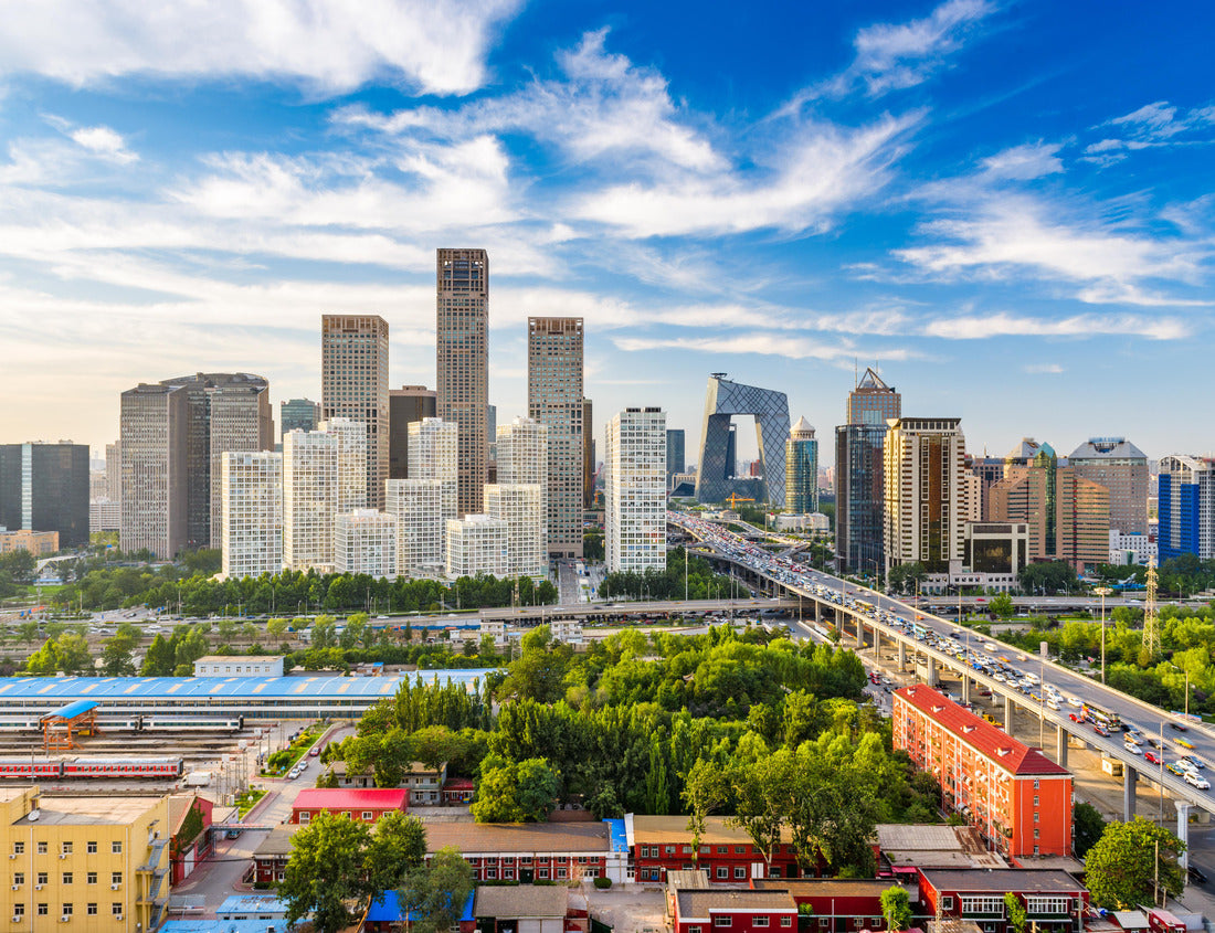Noah Jigsaw Puzzle Beijing, China modern financial district skyline on a nice day with blue sky 1000 pieces