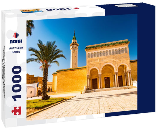 Noah Jigsaw Puzzle Bourguiba Mosque in Monastir, Tunisia. Traditional Muslim architecture 1000 pieces